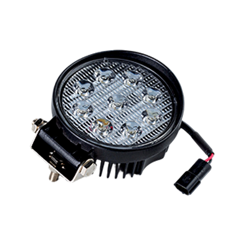 IP67 001 raskaaseen käyttöön tarkoitettu 9-LED pyöreä työvalo teollisuusajoneuvoihin