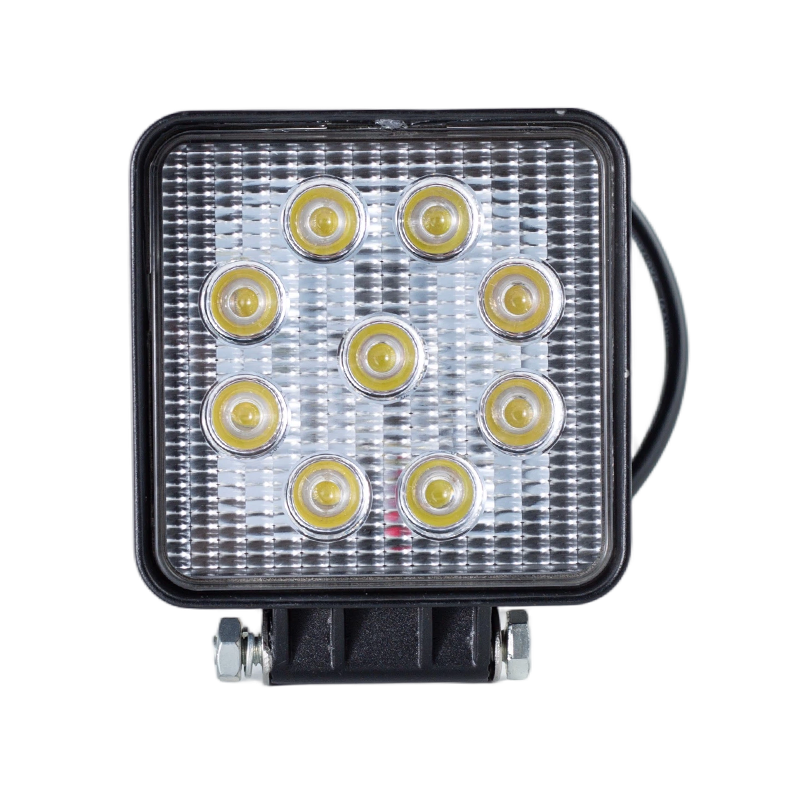 IP67 002 Raskaaseen käyttöön tarkoitettu 9-LED-neliötyövalo teollisuusajoneuvoihin