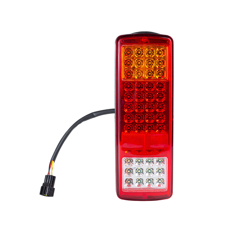 FLDJ-SSWD-002 IP55 6W DC12-24V 3-värinen integroitu LED-takavalo (suuntavilkku + suuntavalo + peruutusvalo)