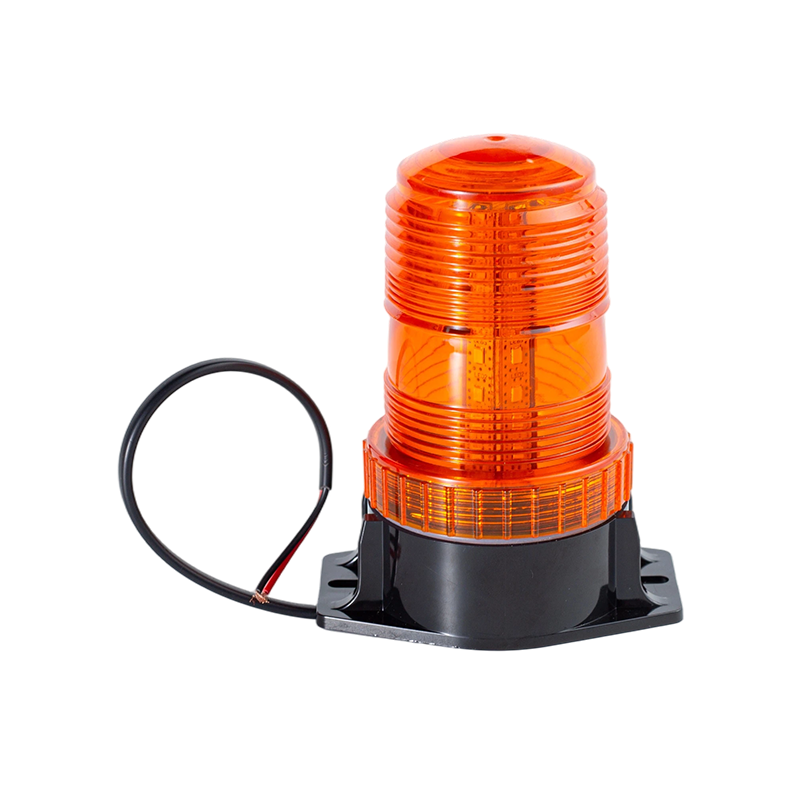 IP65 8W DC9-80V 360° oranssi vilkkuva varoitusvalo trukkeihin