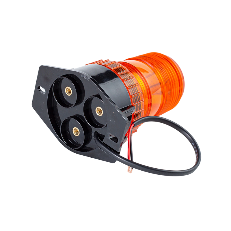 IP65 8W DC9-80V 360° oranssi vilkkuva varoitusvalo trukkeihin